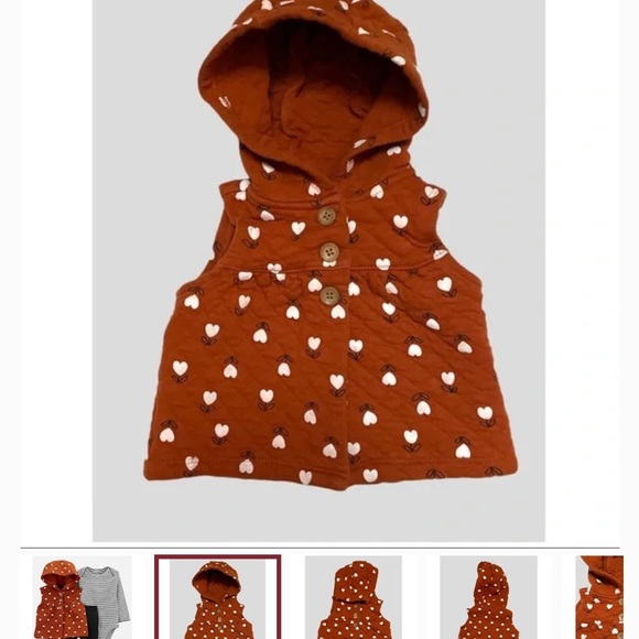 Carters vest and complete outfit set. - Picture 1 of 2